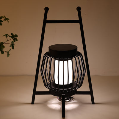 Lampe de sol de jardin extérieure à LED solaire créative moderne et mobile 