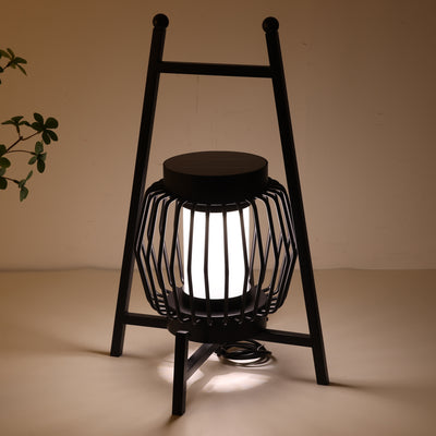 Lampe de sol de jardin extérieure à LED solaire créative moderne et mobile 