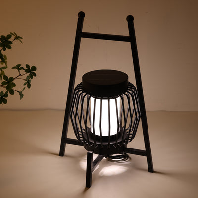 Lampe de sol de jardin extérieure à LED solaire créative moderne et mobile 