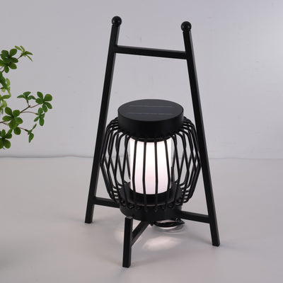 Lampe de sol de jardin extérieure à LED solaire créative moderne et mobile 