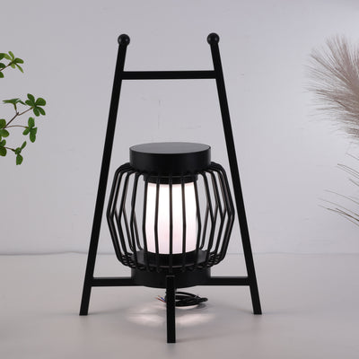 Lampe de sol de jardin extérieure à LED solaire créative moderne et mobile 