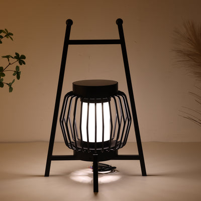 Lampe de sol de jardin extérieure à LED solaire créative moderne et mobile 