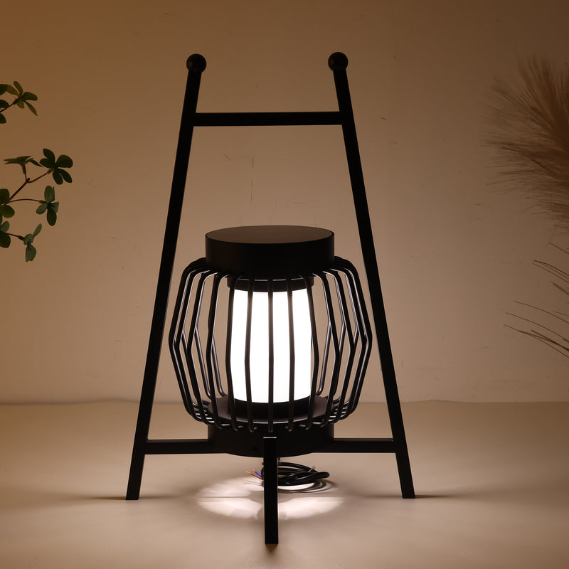 Lampe de sol de jardin extérieure à LED solaire créative moderne et mobile 