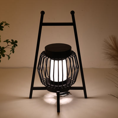 Lampe de sol de jardin extérieure à LED solaire créative moderne et mobile 
