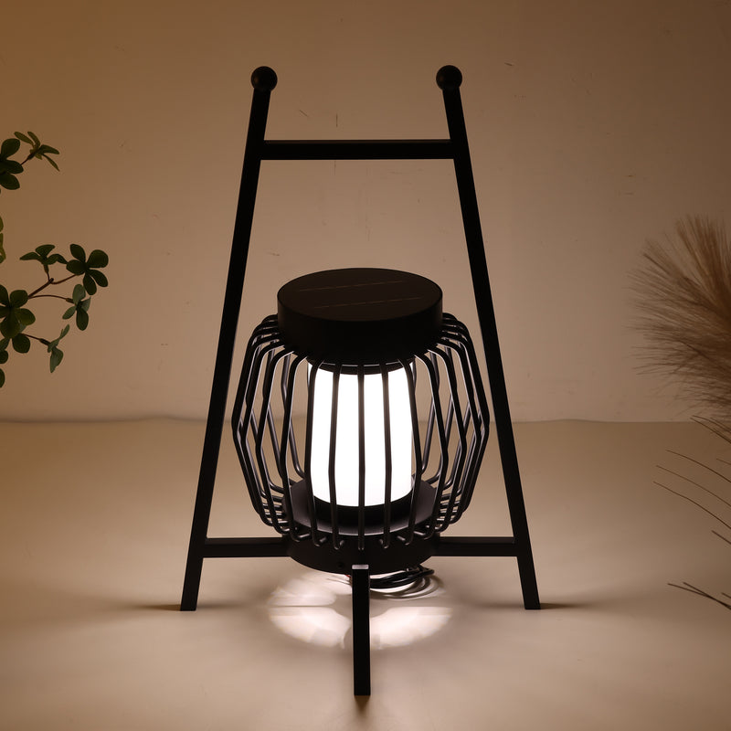 Lampe de sol de jardin extérieure à LED solaire créative moderne et mobile 