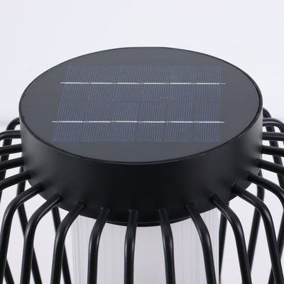 Lampe de sol de jardin extérieure à LED solaire créative moderne et mobile 