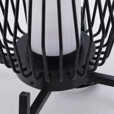 Lampe de sol de jardin extérieure à LED solaire créative moderne et mobile 