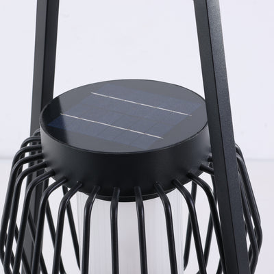 Lampe de sol de jardin extérieure à LED solaire créative moderne et mobile 