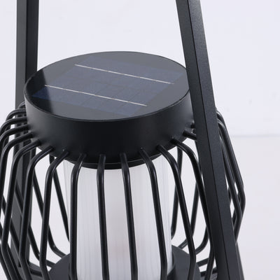 Lampe de sol de jardin extérieure à LED solaire créative moderne et mobile 
