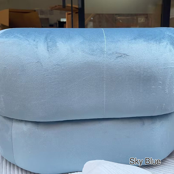 Tabouret en éponge en tissu rond carré de simplicité moderne pour salon 