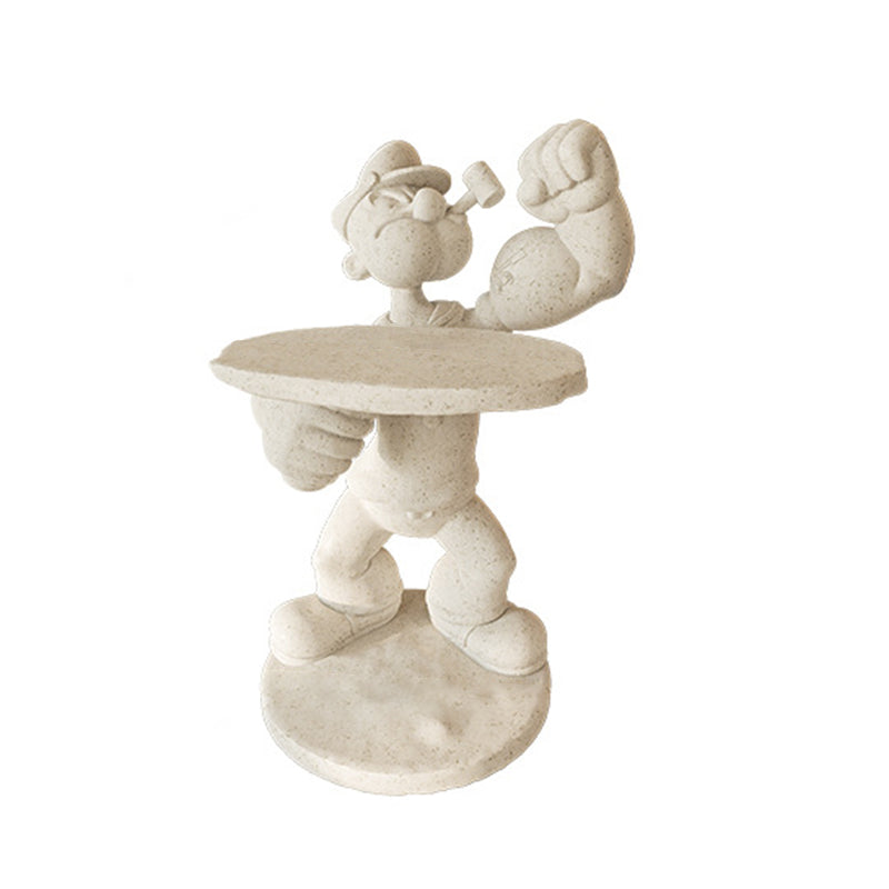 Table basse en fibre de verre au design contemporain de Popeye créatif pour le salon 