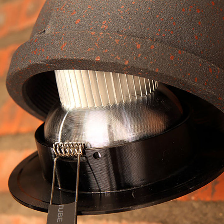 Zeitgenössische industrielle Röhreneisen LED Wandleuchte Lampe für Wohnzimmer
