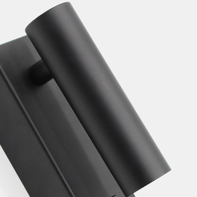 Moderne Mid-Century Halbzylinder Eisen Aluminium USB LED Wandleuchte Lampe für Schlafzimmer 