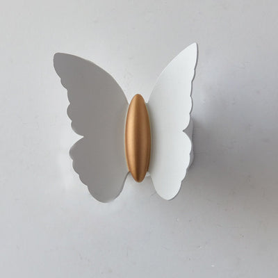 Applique Murale LED Extérieure en Aluminium Étanche Minimaliste Moderne avec Papillon pour Patio Extérieur 