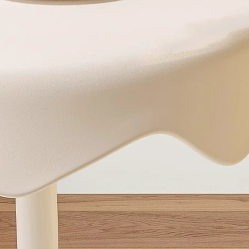 Mesa auxiliar contemporánea creativa redonda con forma de helado de PP plástico y acero al carbono para sala de estar 