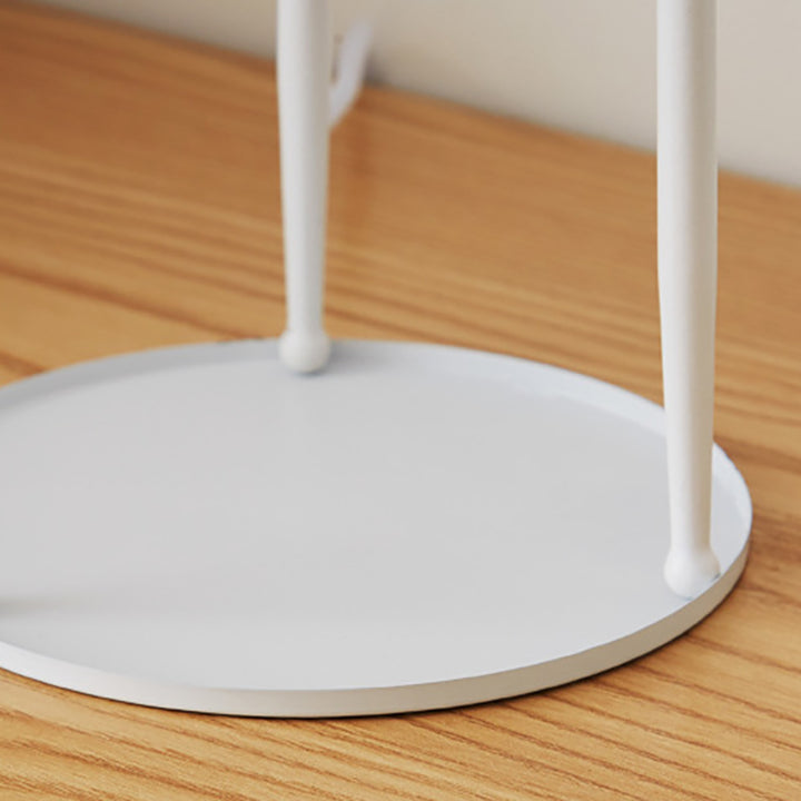 Lámpara de mesa de cera derretida de 1 luz de cilindro de hierro creativo contemporáneo para dormitorio 