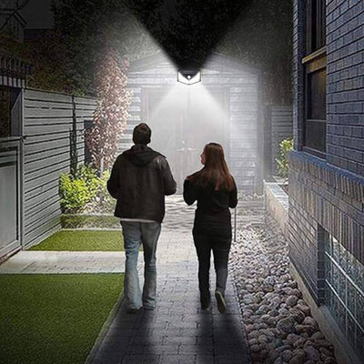 Applique murale extérieure à LED en forme de losange en plastique ABS à énergie solaire pour jardin 