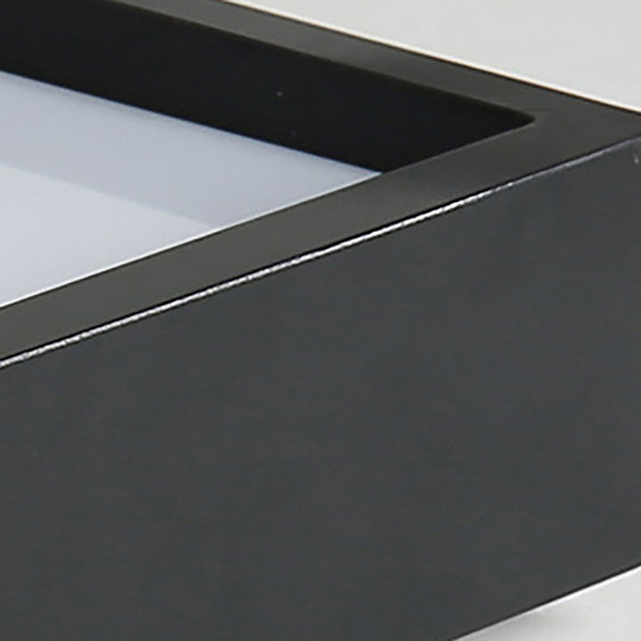 Zeitgenössische nordische quadratische Eisen-Acryl-LED-Deckenleuchte für Wohnzimmer 