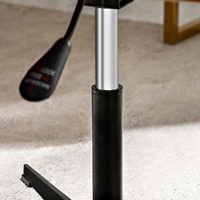 Moderner minimalistischer Schalenstuhl aus quadratischem Stoff, Kunststoff und Eisen für das Home Office 