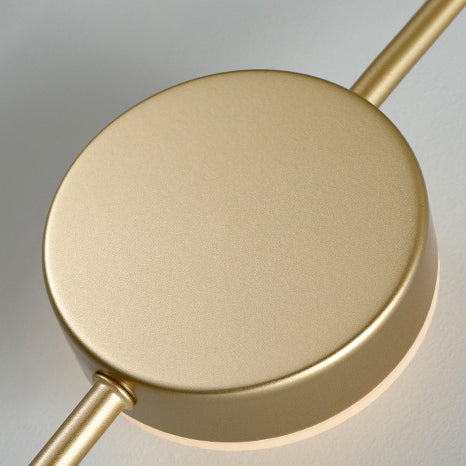 Applique murale LED en métal acrylique géométrique ronde nordique contemporaine pour couloir 
