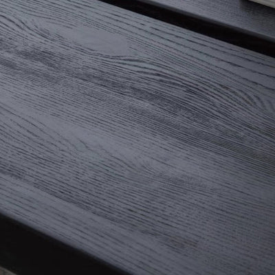 Mesa de café cuadrada contemporánea de combinación de madera de pino y fresno para sala de estar 