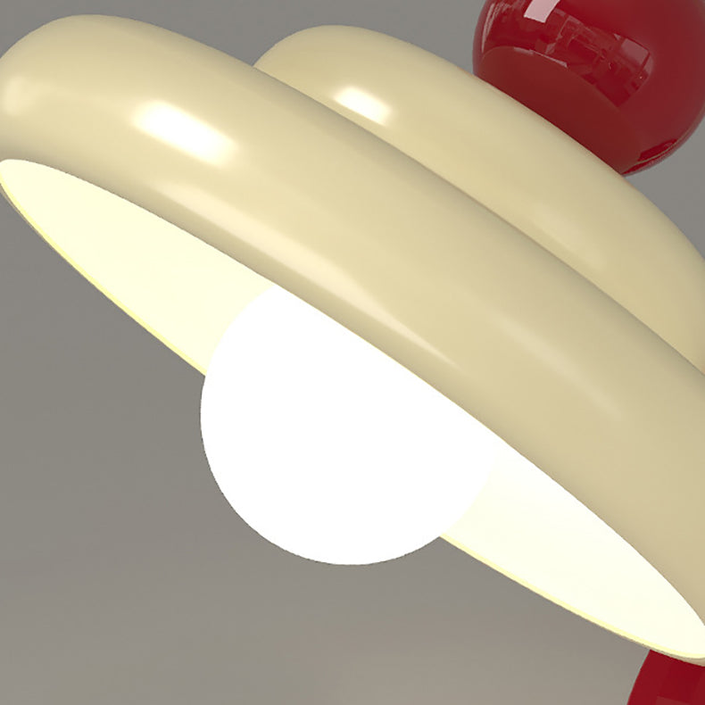 Moderne Einfachheit Runde Eisen Metall 1-Licht Wandleuchte Lampe für Schlafzimmer 