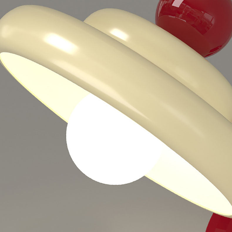 Lámpara de Aplique de Pared de 1 Luz de Vidrio de Hierro Esférico Minimalista Moderno para Dormitorio 