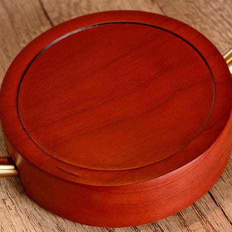 Lámpara de Mesa con Base de Madera y Herrajes Cónicos de Simplicidad Contemporánea de 1 Luz con Cera Derretida para Dormitorio 