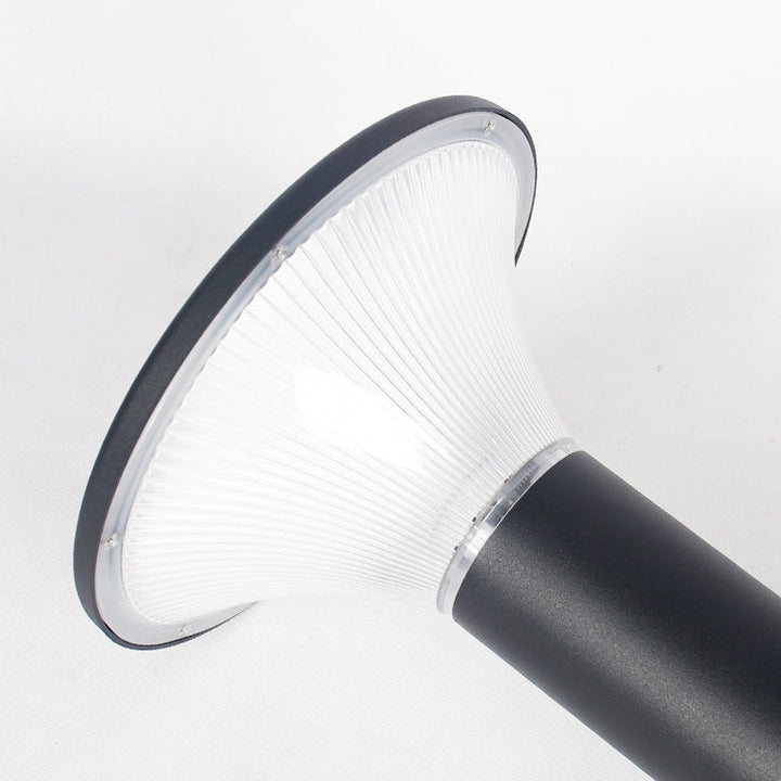 Lumière extérieure LED en aluminium PC pour jardin, moderne minimaliste, étanche, solaire, enfichable au sol, ronde carrée 