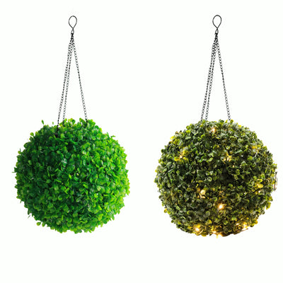 Zeitgenössische kreative wasserdichte Solar Gras Ball Kunststoff LED Außenleuchte für Garten 
