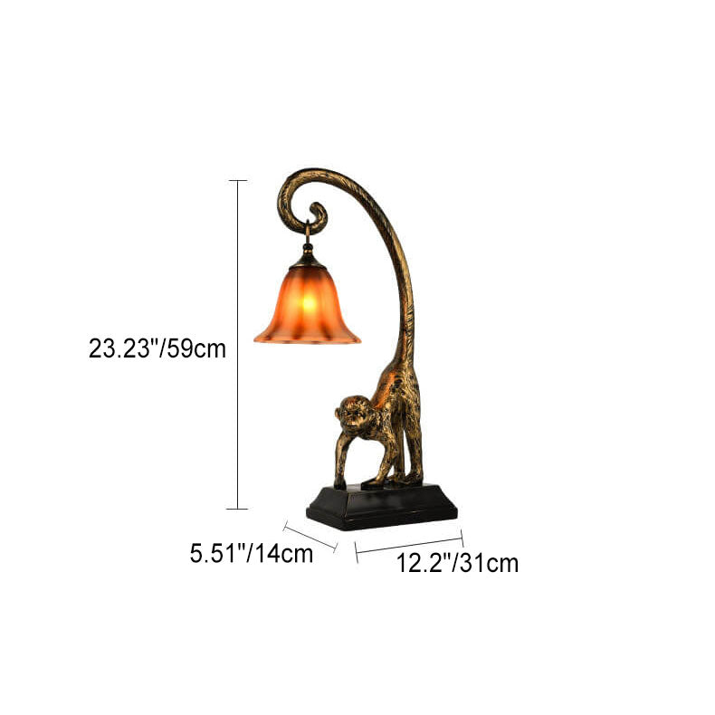 Copper monkey lamp new arrivals