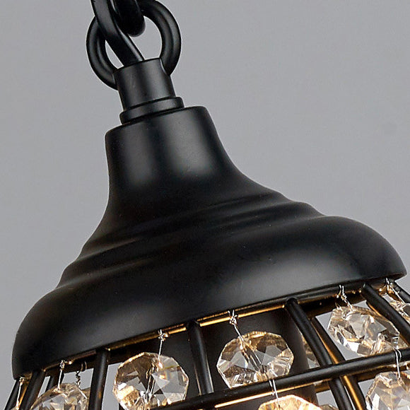 Lámpara de Aplique de Pared de 1 Luz de Resina de Hierro Cristal de Dragón Europeo Tradicional Para Sala de Estar 