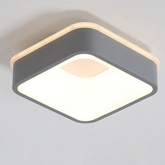 Zeitgenössische Einfachheit Eisen Acryl geometrische Pentagramm LED Unterputz Deckenleuchte für Schlafzimmer 