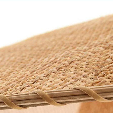 Traditioneller japanischer dreifacher runder Rattan-Kronleuchter mit 1 Licht für Wohnzimmer 