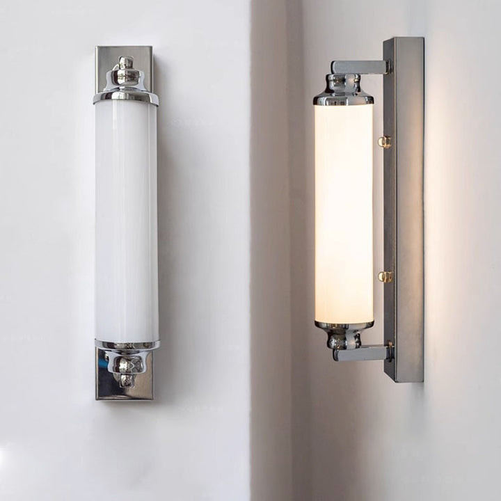 Nordic Minimalistischer elektroplattierter Eisen-Zylinder LED-Wandleuchte 