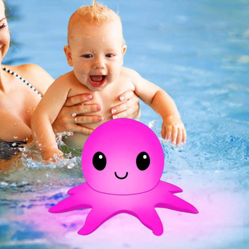 Moderne dekorative Solar-Oktopus Sieben-Farben wasserdichte aufblasbare LED-Außenleuchte 