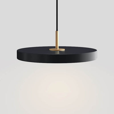 Modern Minimalist Round Disc Iron Acrylic LED Pendant Light