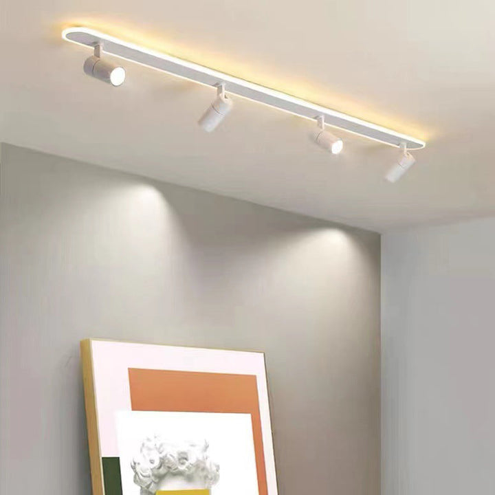 Moderne minimalistische Acryl lange Spotlight Track Licht LED Unterputz Deckenleuchte für Wohnzimmer 
