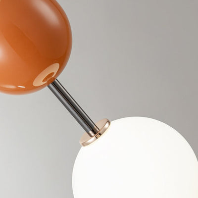Modern Art Deco Liftable Multi Orb String Aluminum Acrylic LED Pendant Light For Bedroom