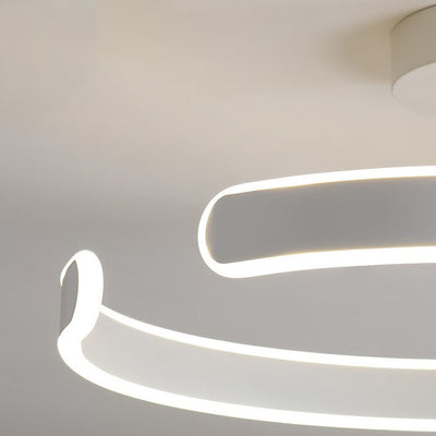 ضوء سقف LED مستدير من الألمنيوم الأكريليكي بتصميم حديث بسيط لغرفة النوم 