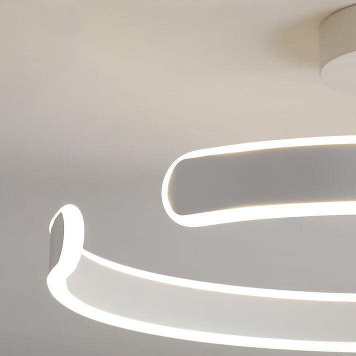 ضوء سقف LED مستدير من الألمنيوم الأكريليكي بتصميم حديث بسيط لغرفة النوم 