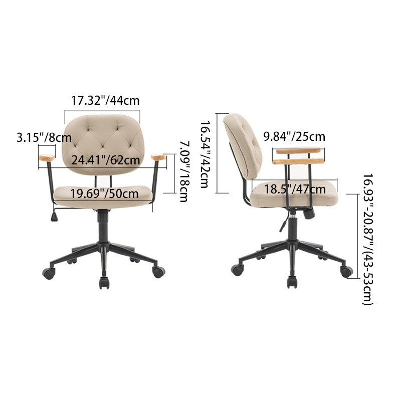 Moderno Minimalista Cuadrado Imitación de Cuero Madera Acero Silla Respaldo Reposabrazos Para Dormitorio 