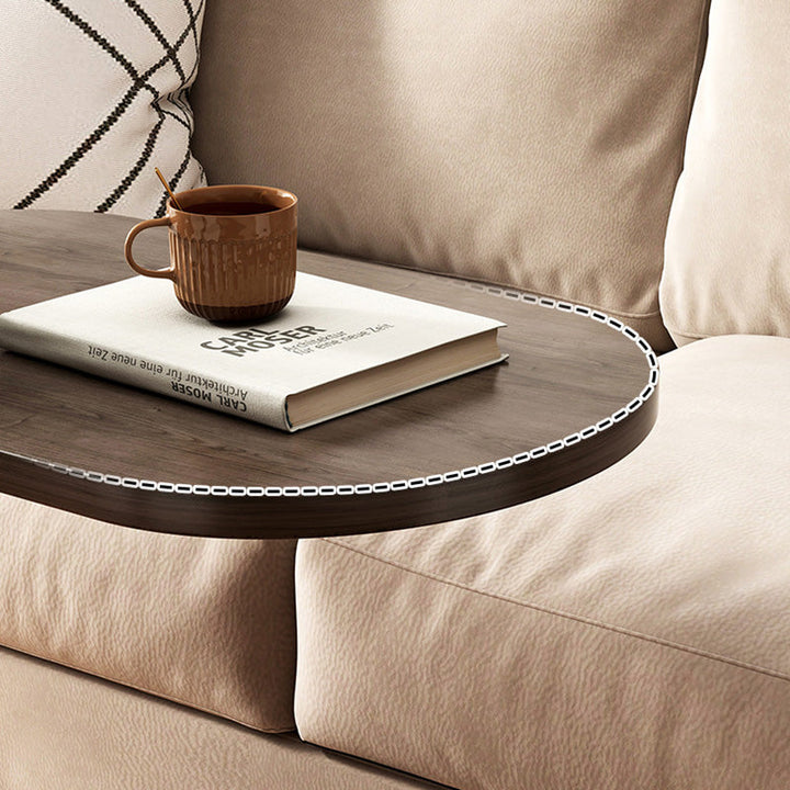 Zeitgenössischer nordischer rechteckiger MDF-Stahl-Couchtisch für das Wohnzimmer 