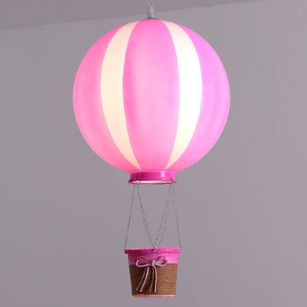 Scandinavian Modern Creative Hot Air Balloon Iron Acrylic 1-Light Pendant Light