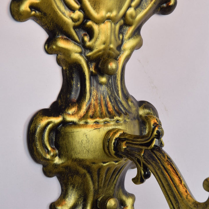 Traditionelle Tiffany Blume Eisen Kristall Glasmalerei 1-Licht Wandleuchte Lampe für Wohnzimmer 