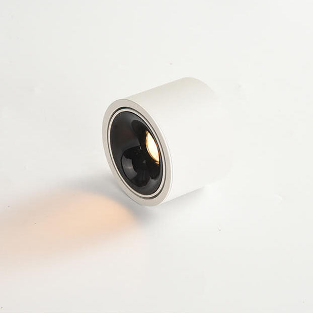 Moderner minimalistischer runder Strahler, verstellbare LED-Deckenleuchte 