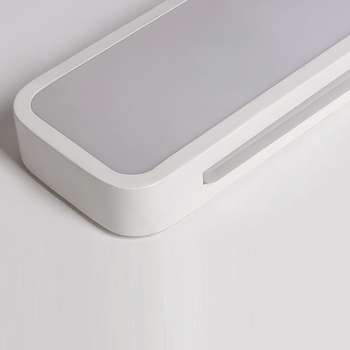 Moderne unbedeutende Rechteck-Eisen-Acryl-LED-Unterputz-Deckenleuchte für Schlafzimmer 