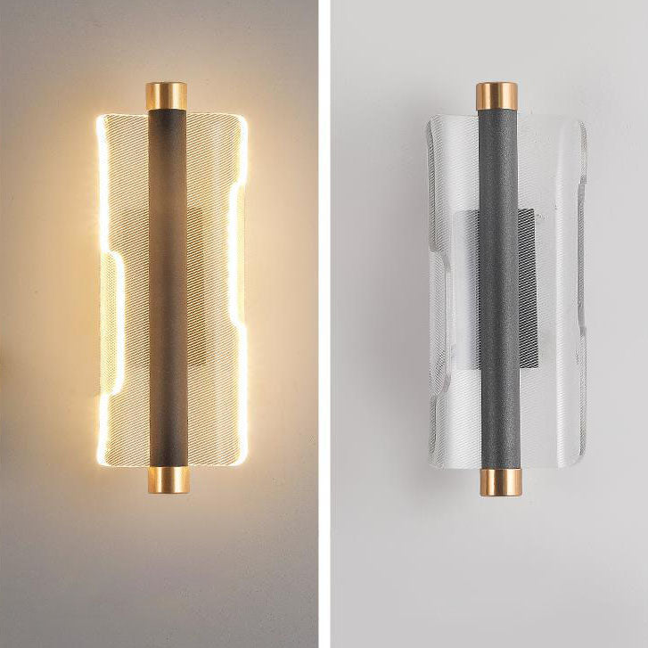 Applique murale LED en acrylique de style moderne mi-siècle pour chambre 