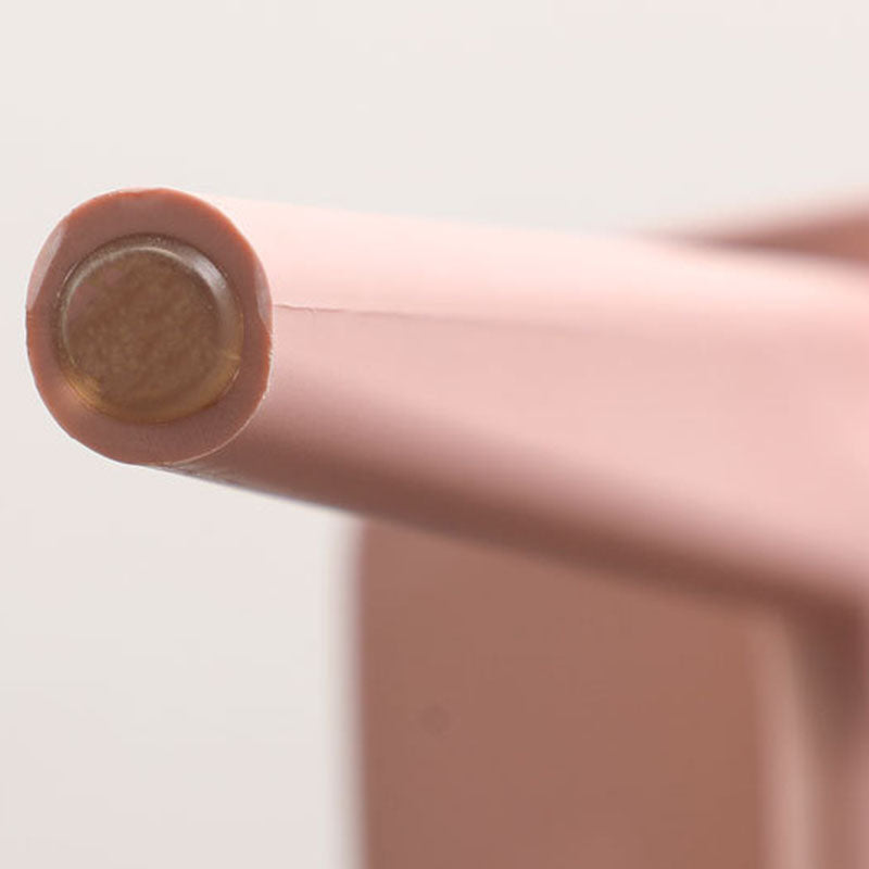 Zeitgenössischer skandinavischer Plastik-Stahl-Metall-Vierkant-Esszimmerstuhl mit Rückenlehne für das Esszimmer 
