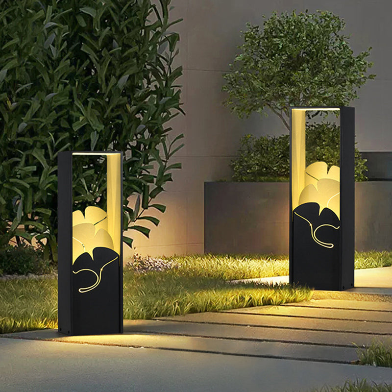 Lampe à LED étanche industrielle contemporaine pour pelouse, lumière de paysage pour patio extérieur 